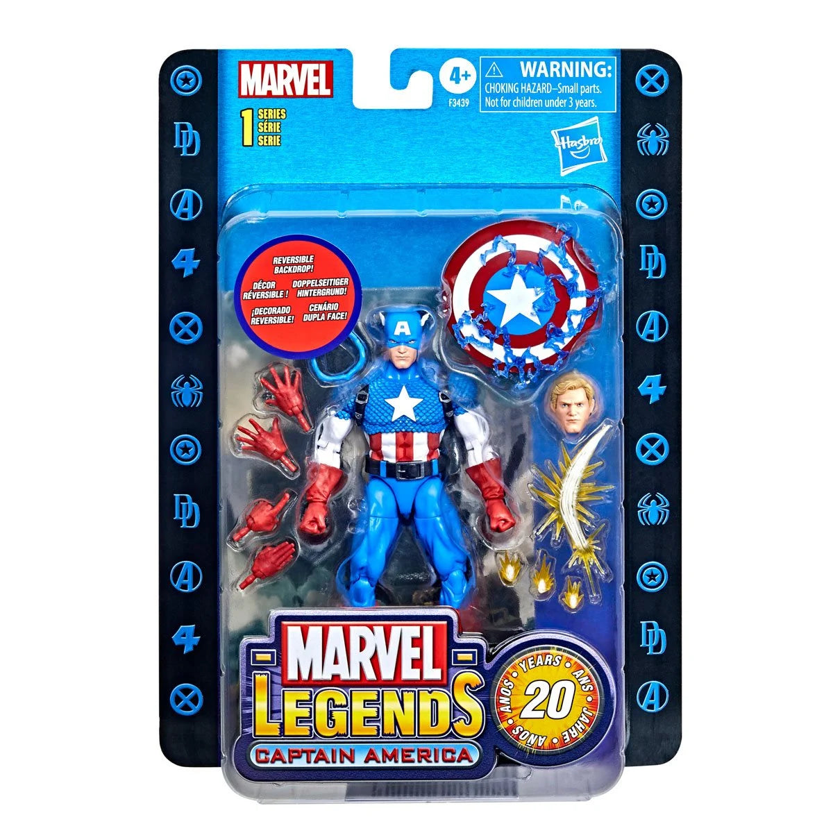 Marvel Legends Series 20th Anniversary Series 1 Captain America Hasbro
